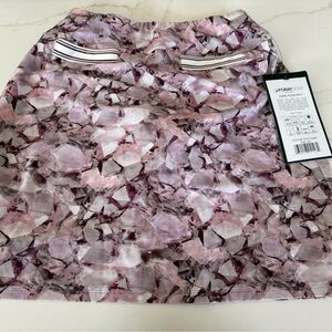 Foray Golf Women's Pink Patterned Skort